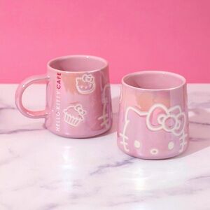 Hello Kitty Cafe Pink Ceramic Mug
